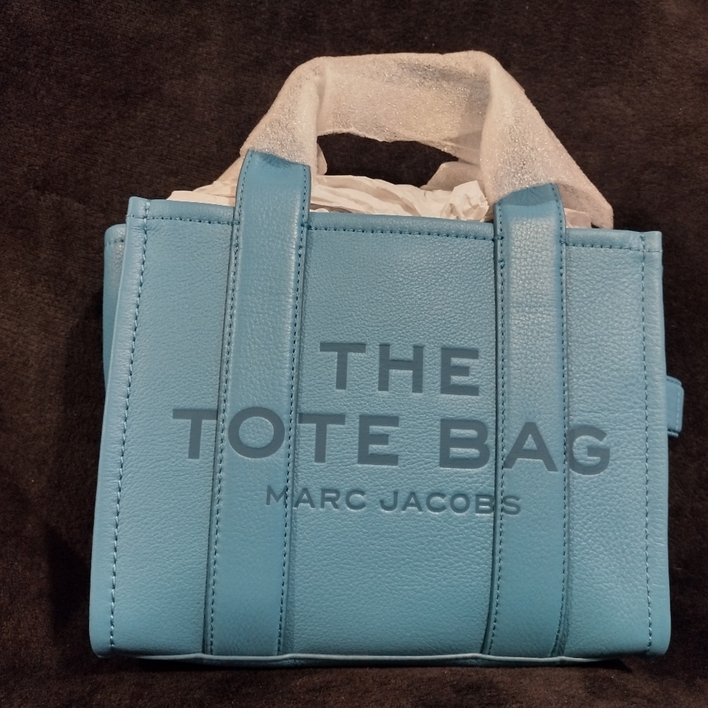 Marc Jacobs leather mini tote barrier reef